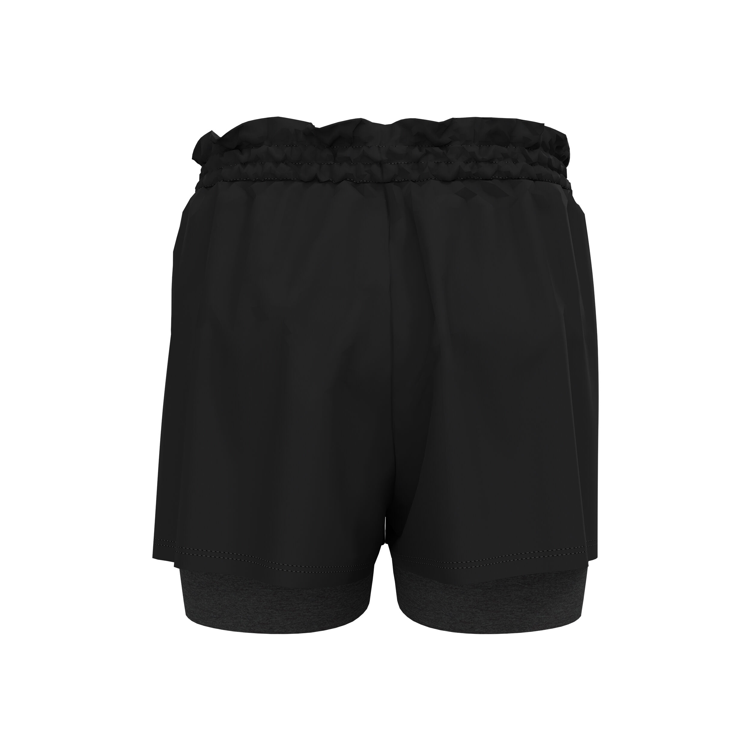 2in1 Active 365 5in Laufshorts Damen - Schwarz