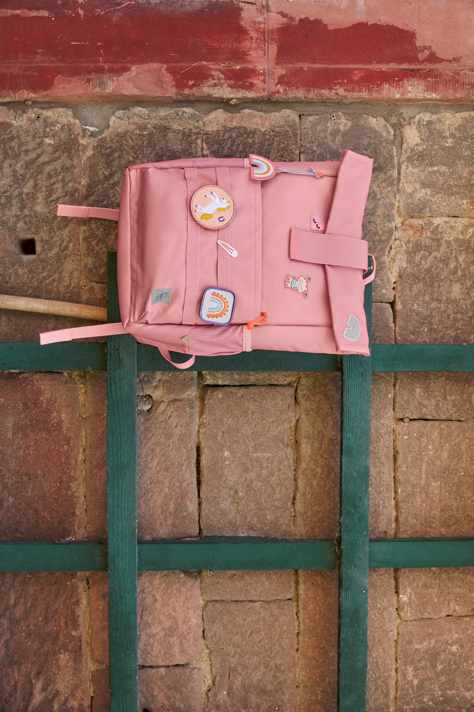 Kinderrucksack Rolltop, Pink