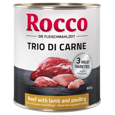 Sparpaket Rocco Classic Trio di Carne - 24 x 800 g zum Sonderpreis!