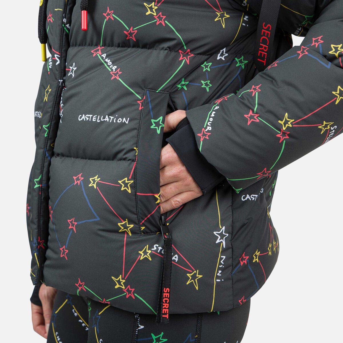 JCC Modul Printed Down Bomberjacke für Damen