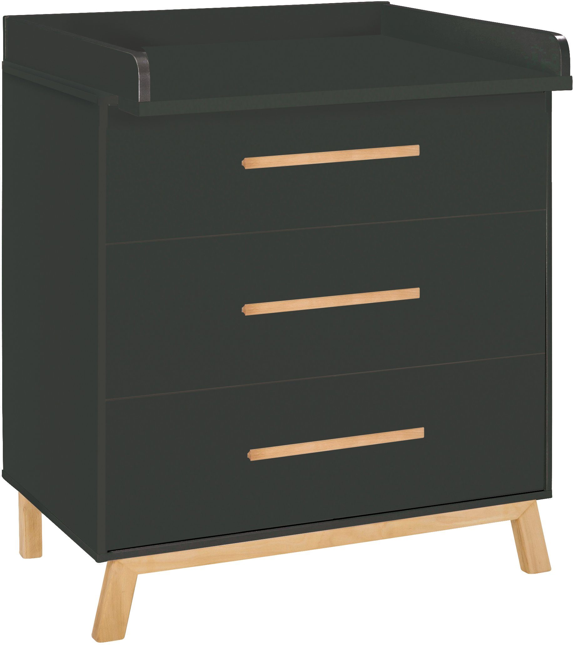 Schardt Wickelkommode Sienna Black, Made in Germany