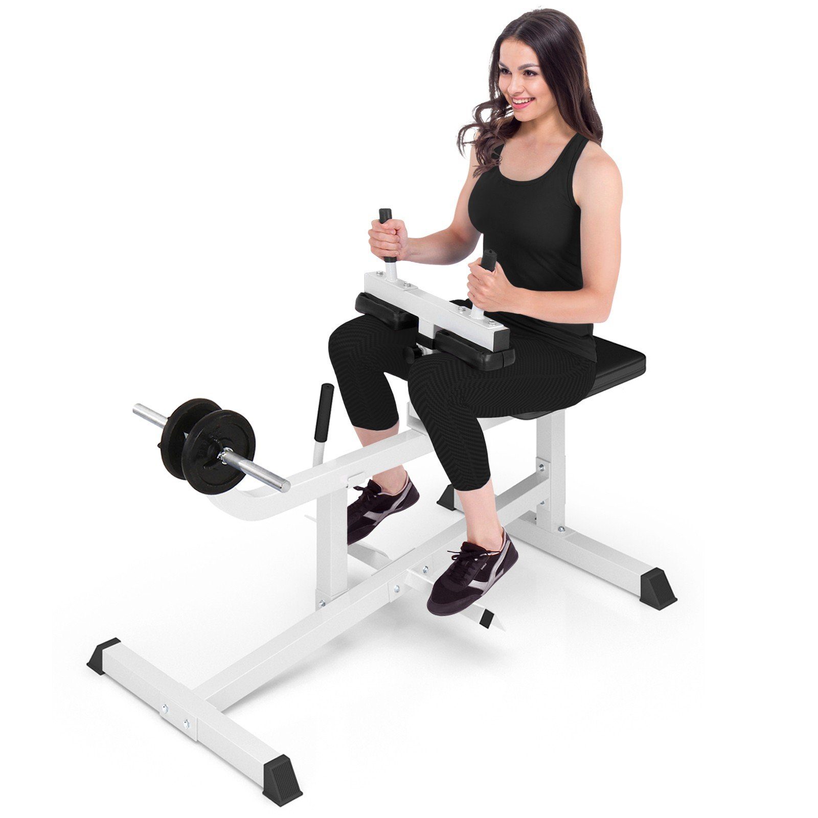 Physionics Multitrainer Wadenmaschine - sitzend, max. Belastung: ca. 220 kg, 107/60/104 cm