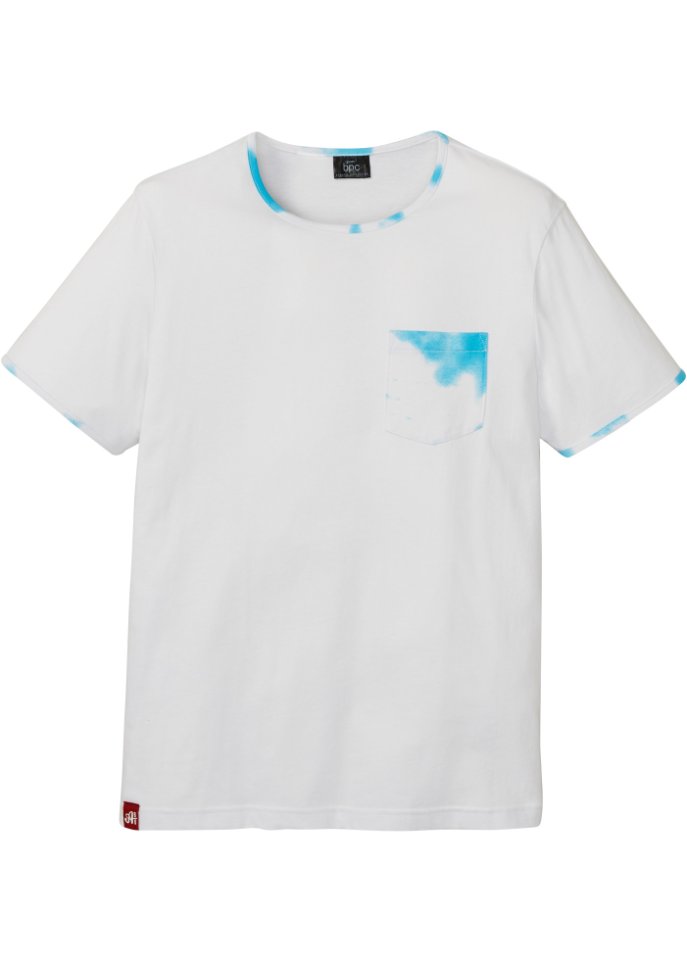 T-Shirt mit bedruckter-Brusttasche