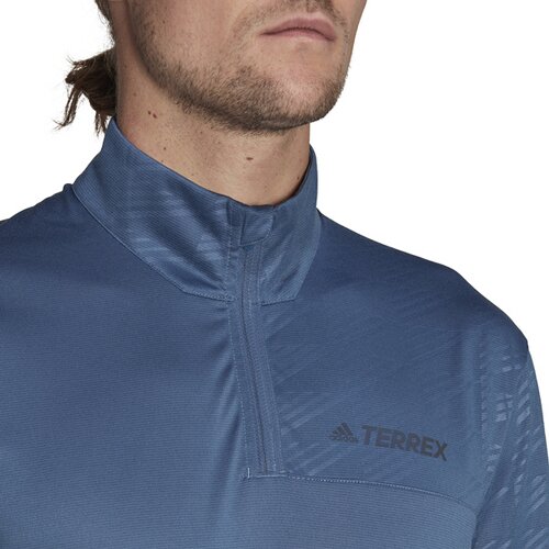 HERREN SHIRT MT HALF ZI LS
