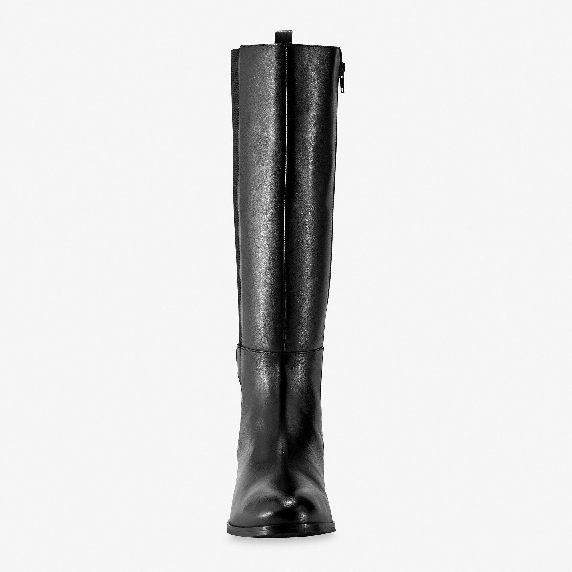 Bottes cavalières en cuir, spécial larges mollets