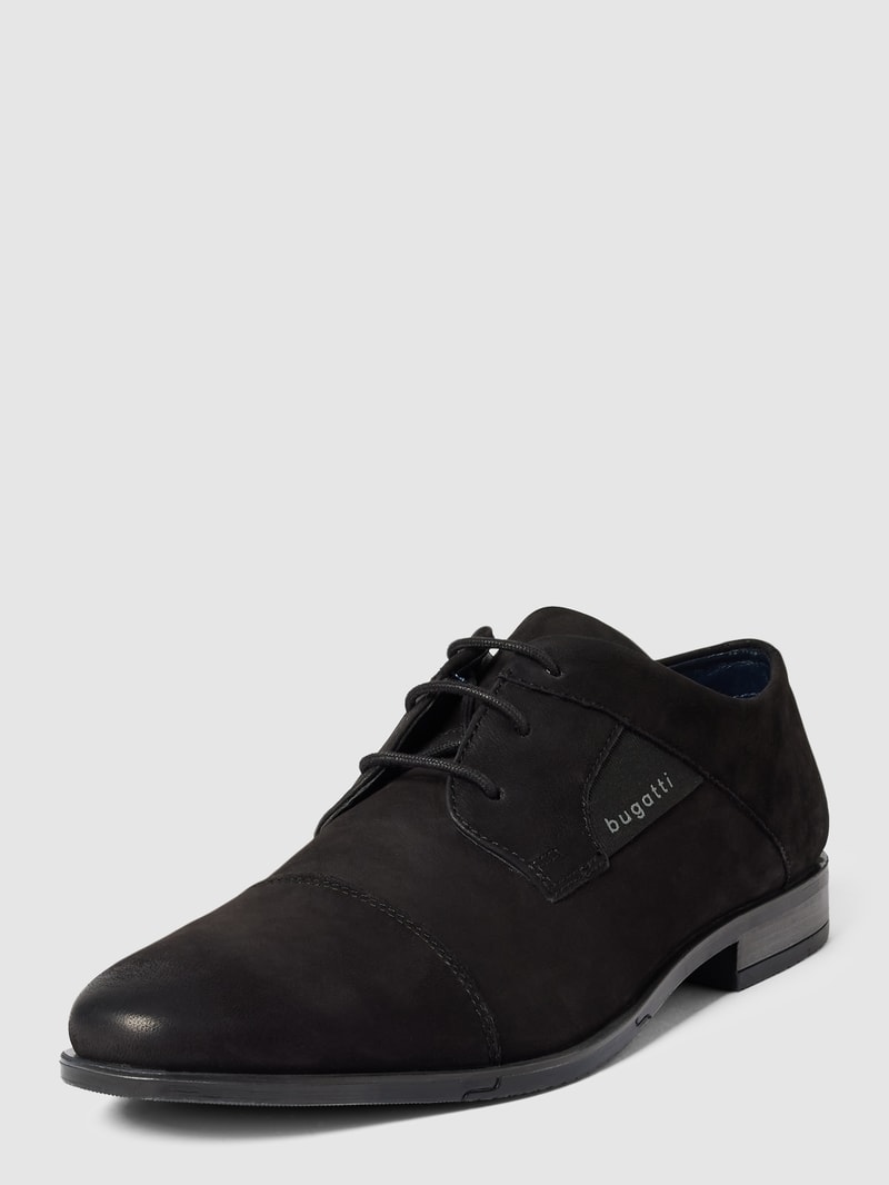 Derby-Schuhe aus Leder Modell 'GAPO' in schwarz