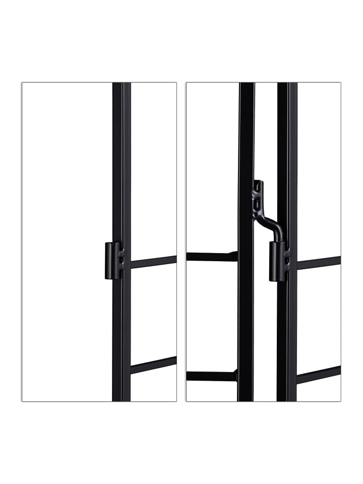 relaxdays 3er Set Rankgitter in Schwarz - (H)122 cm günstig kaufen onesize