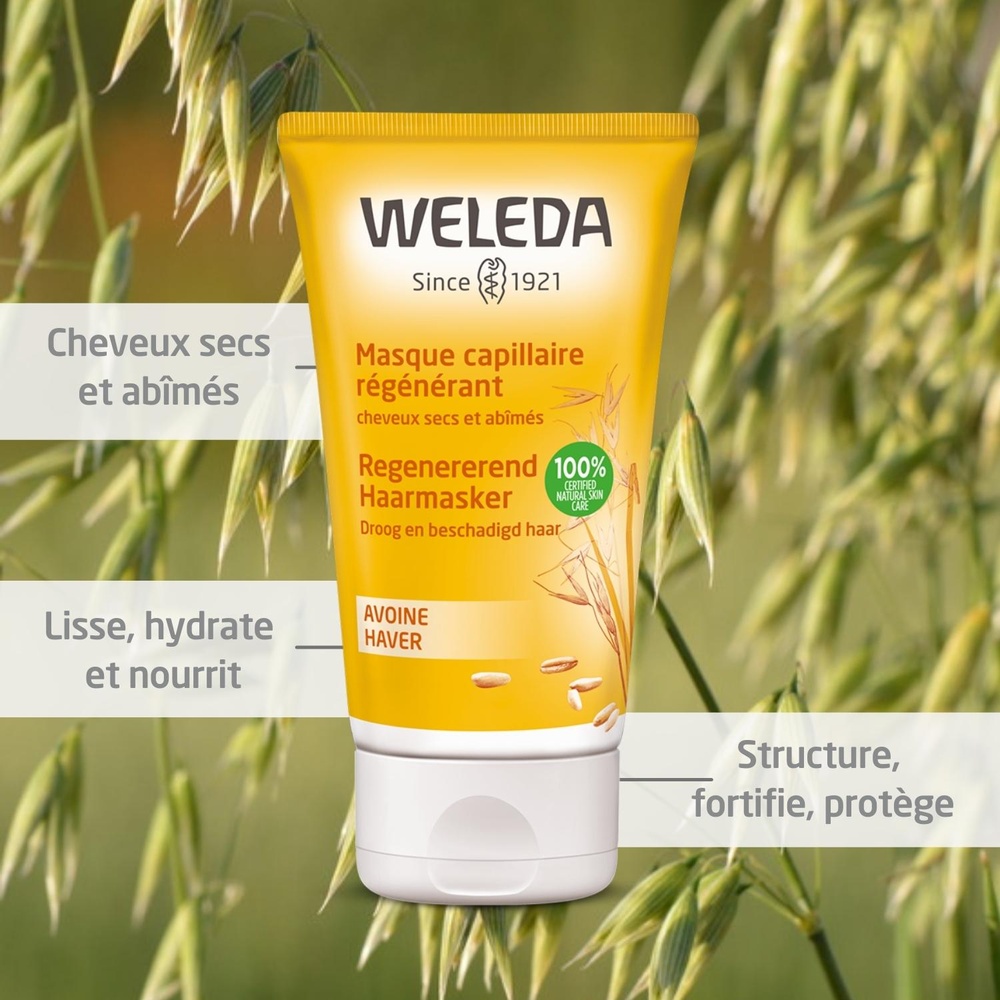 WELEDA Masque capillaire régénérant à l'Avoine- 150 ml Capillaires