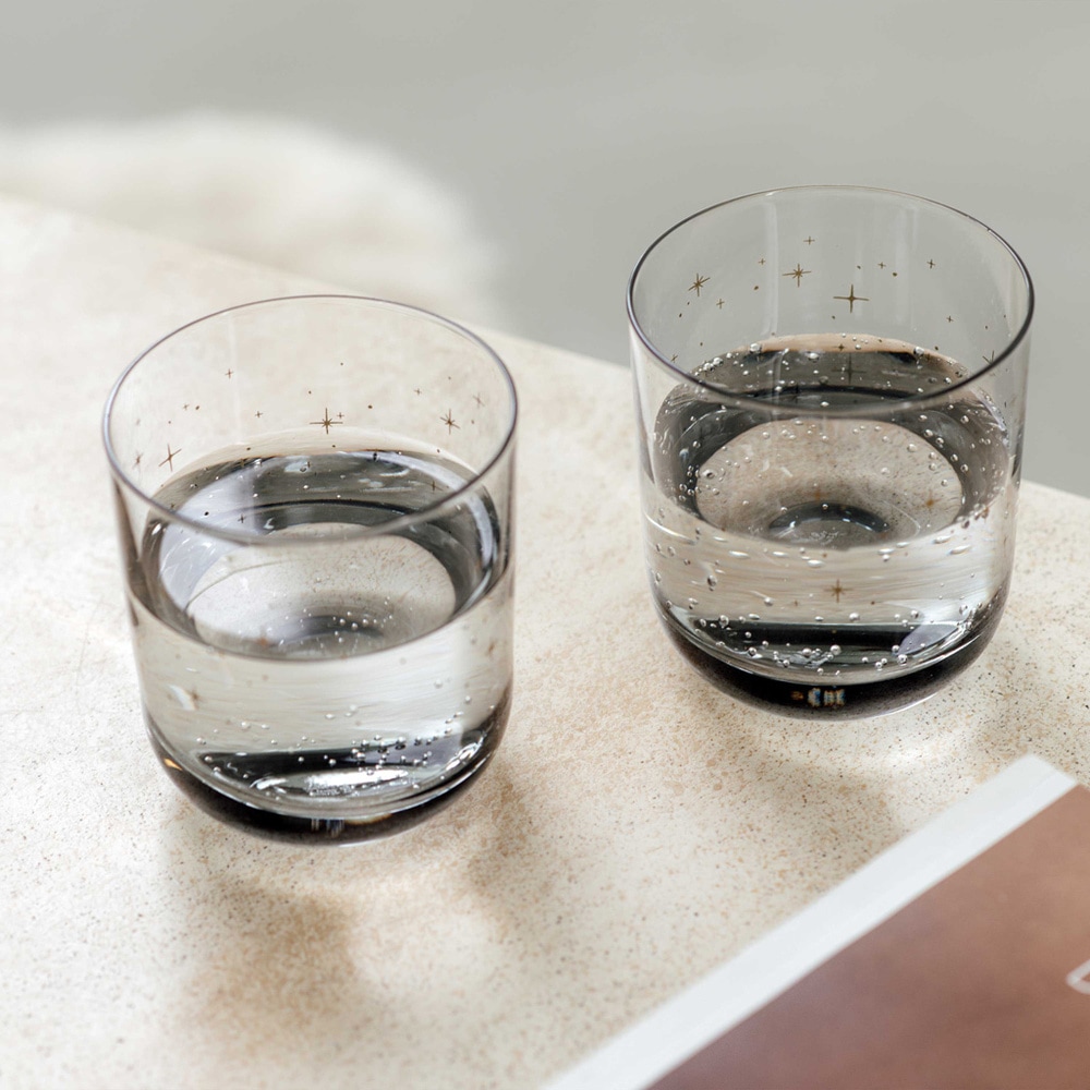 like. by Villeroy & Boch Gobelet à eau, Set 2pcs Winter Glow Verre à  eau