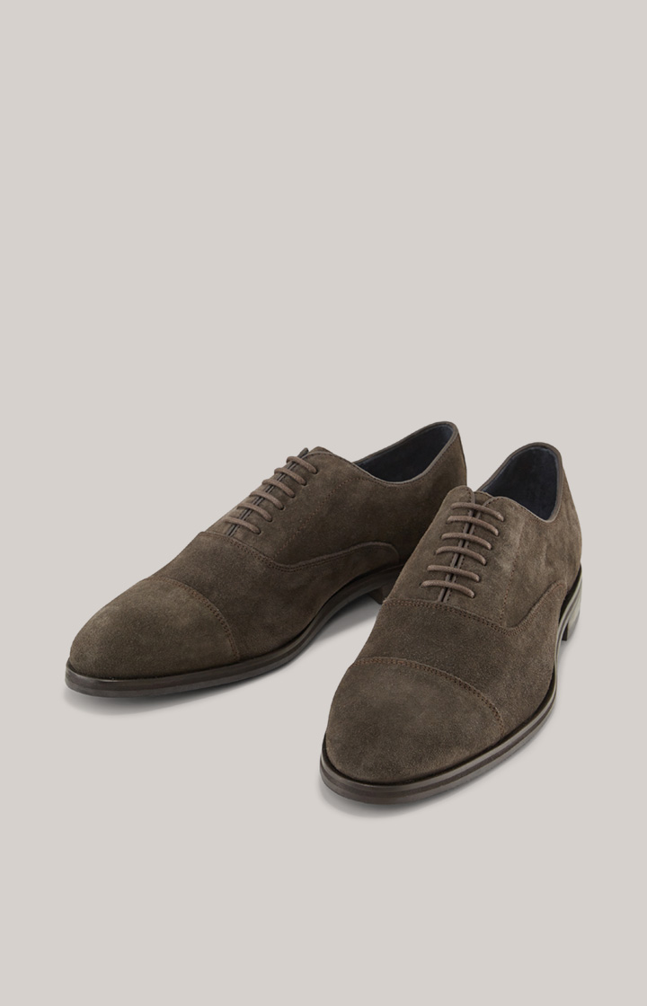 Schnürschuh Velluto Kleitos in Dunkelbraun