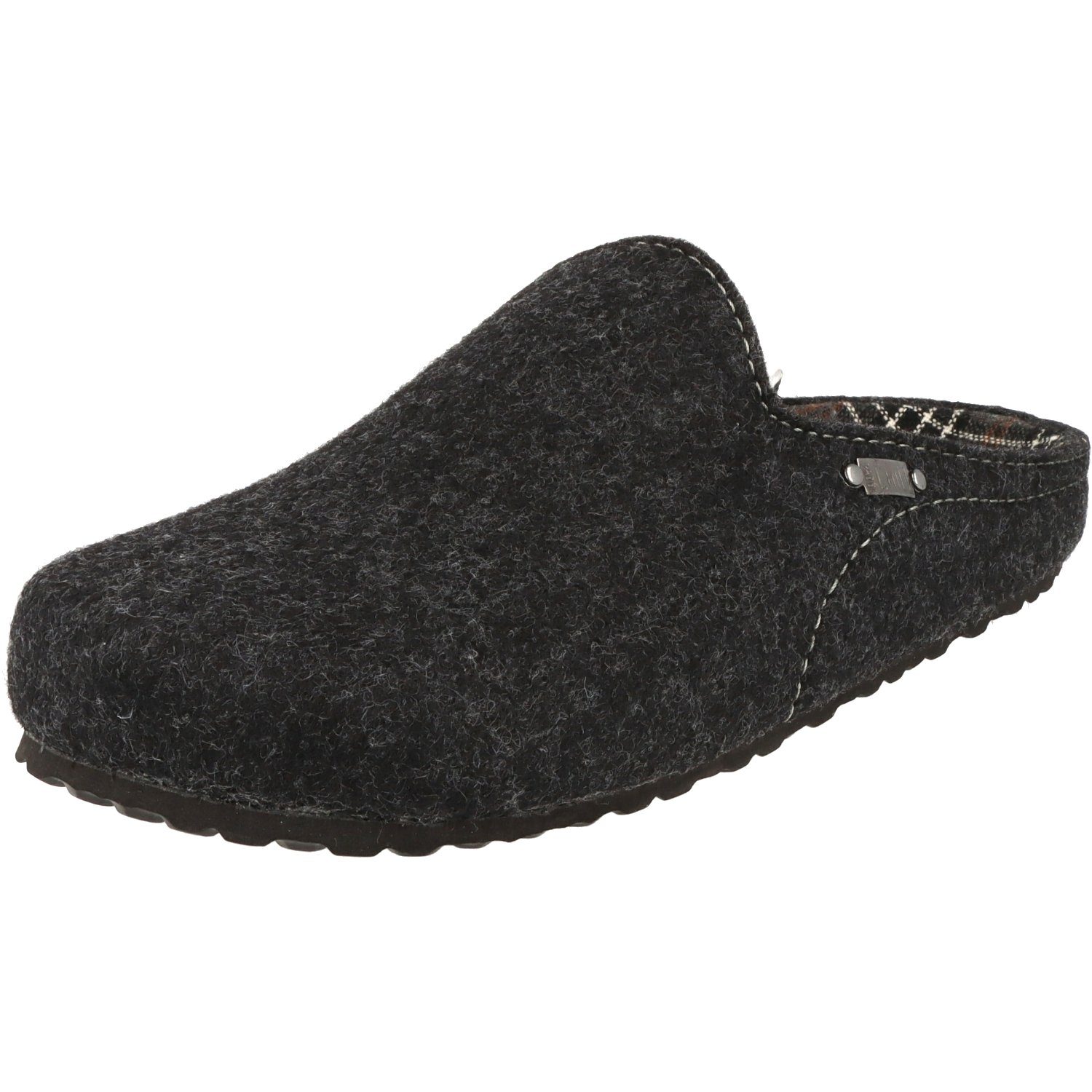 SUPERSOFT Herren Schuhe Clogs 511-086 Filz klassische Pantoffeln Hausschuh gepolstert
