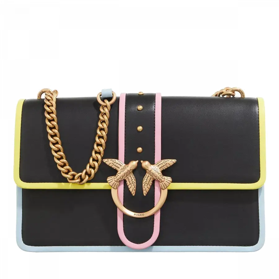 Pinko - Pinko Shoulder Bags Textil Black - schwarz