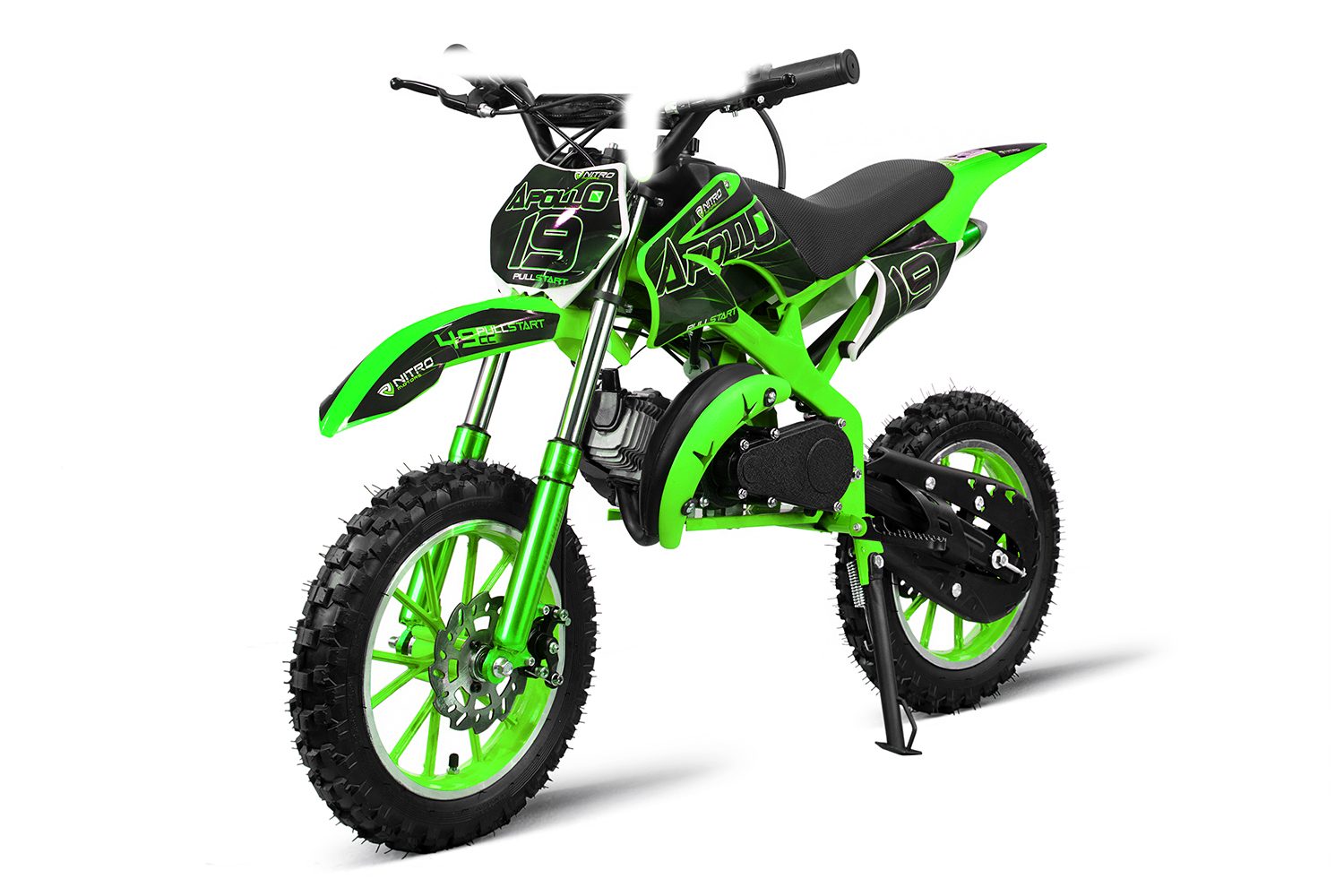 Smarty Dirt-Bike Nitro Motors Apollo 49cc Pullstart Dirtbike 10 Zoll Crossbike