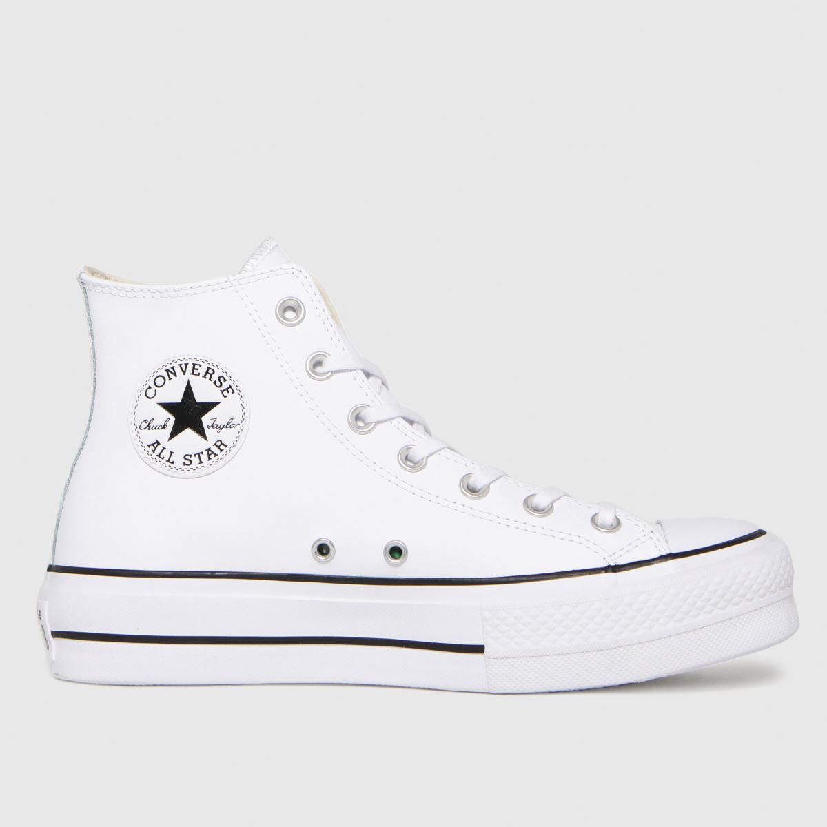 Converse All Star Lift Hi cipők fehér színben