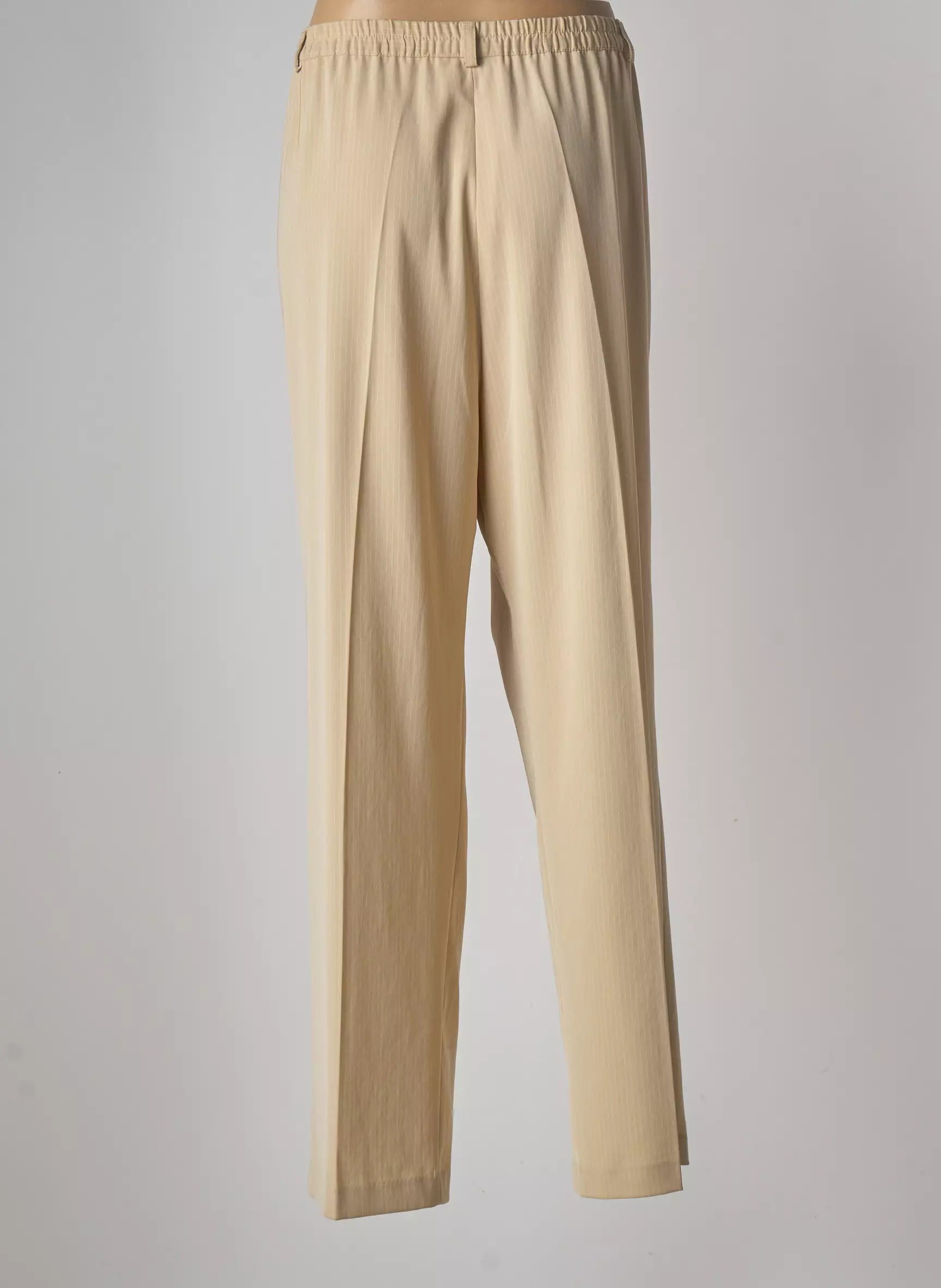 Jumfil Pantalons Droits Femme couleur beige