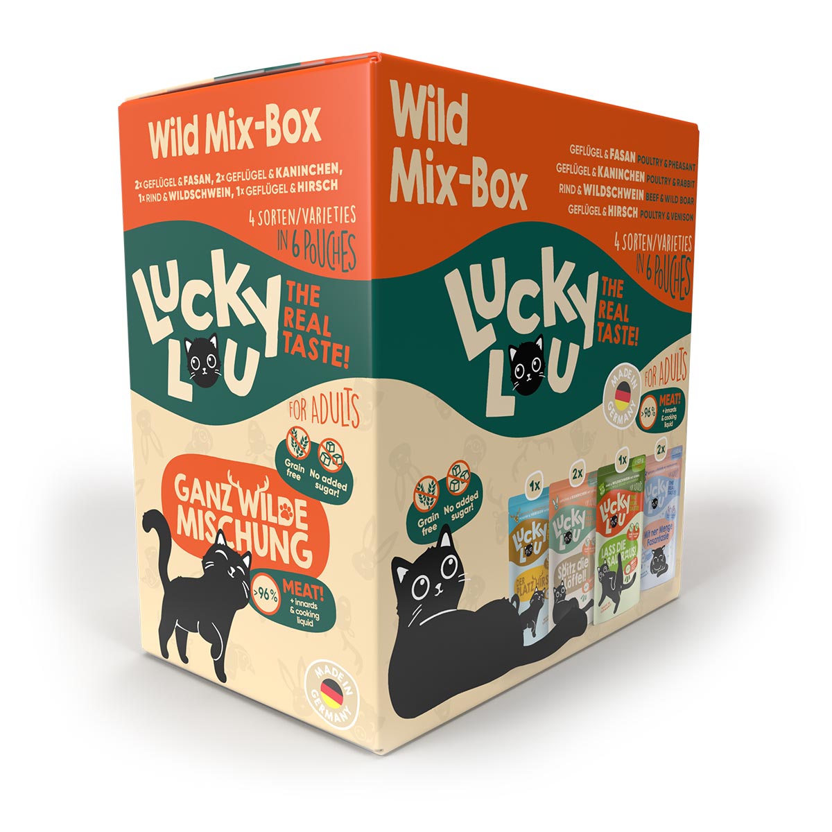 Lucky Lou Lifestage Adult Wild-Mix 6x125g kaufen bei ZooRoyal