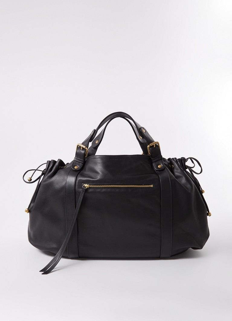 Gerard Darel 72H leather weekend bag