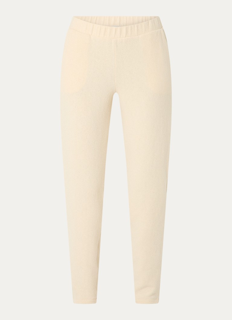 Hanro Easy Wear pletene hlače za opuštanje visokog struka, suženog kroja