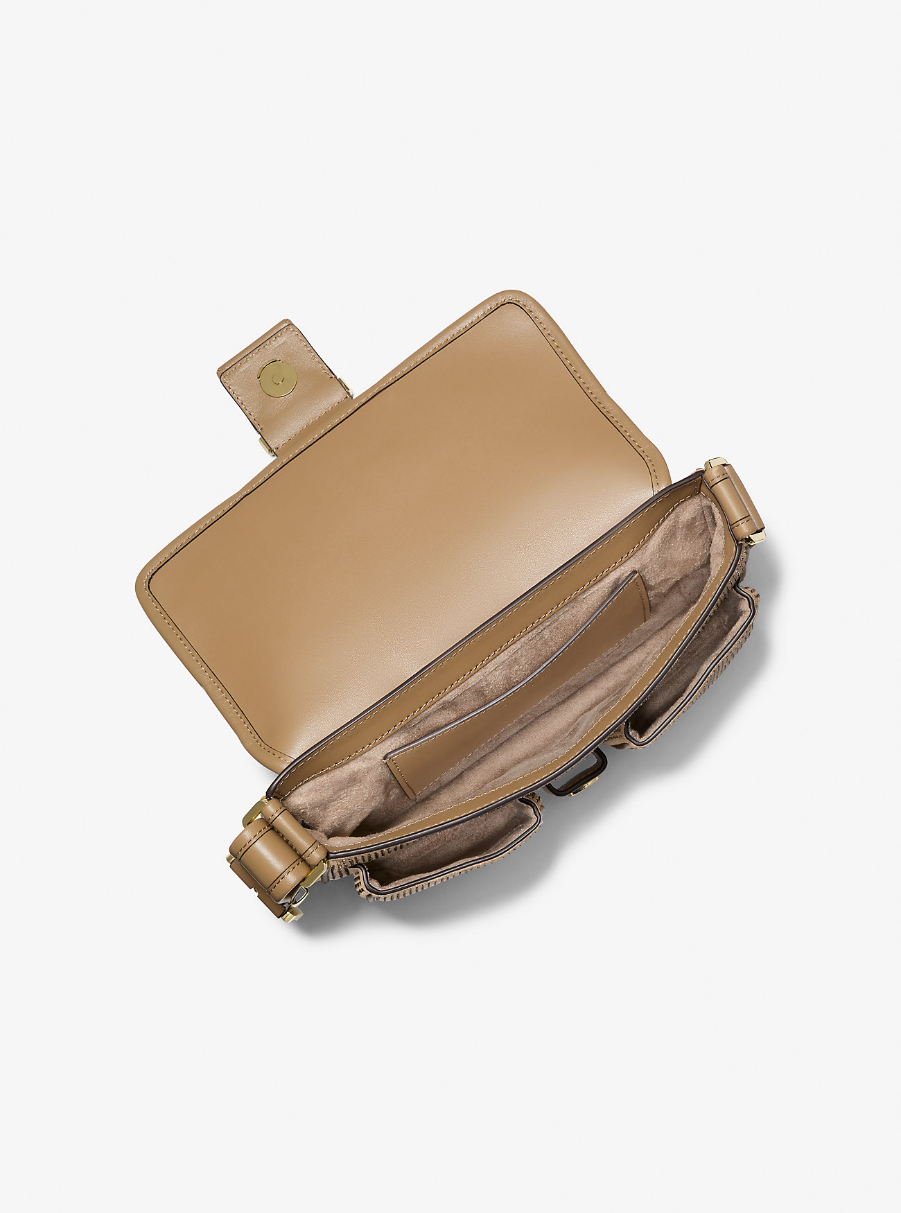 Colby Medium Embellished Suede Shoulder Bag - HUSK