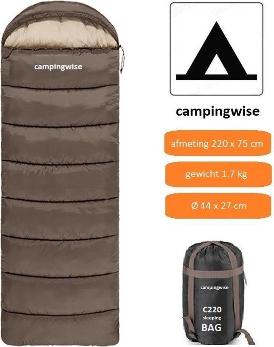 Campingwise Ganzjahresschlafsack