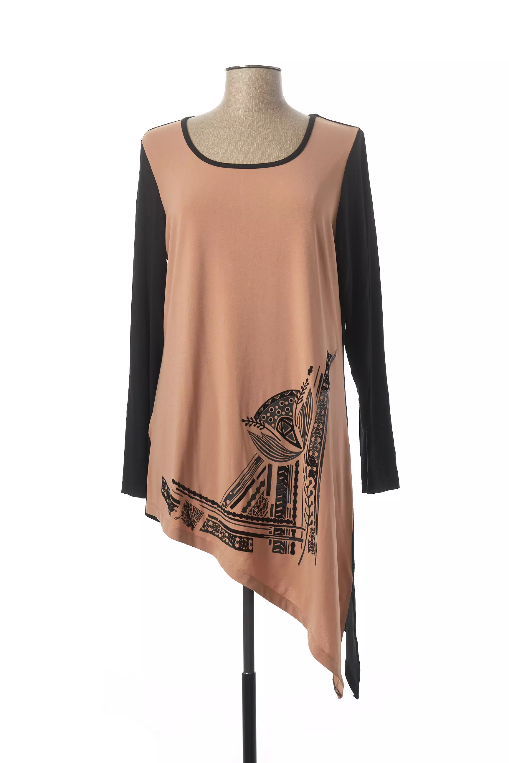 Be The Queen Tuniquemanchelongue Femme couleur noir