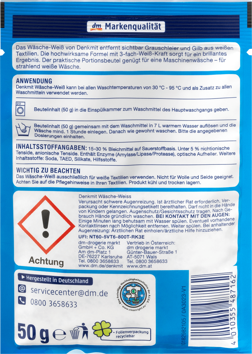 Wäsche Weiß, 50 g