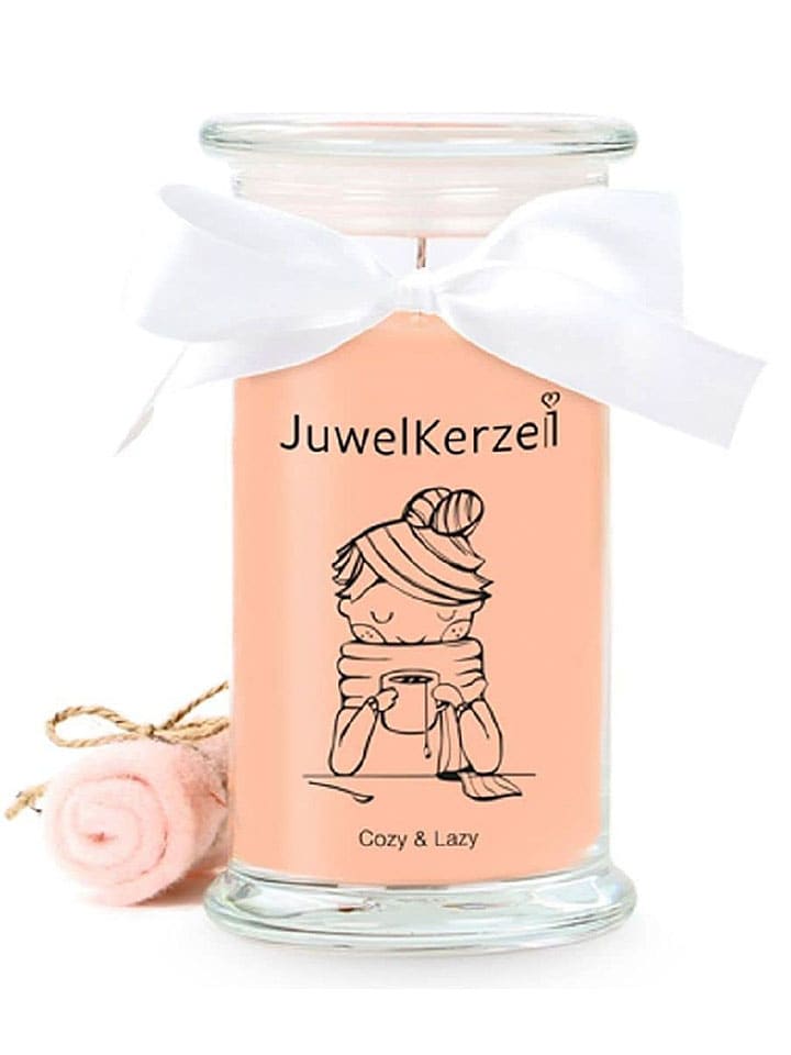 Juwelkerze Duftkerze mit Ohrringen 