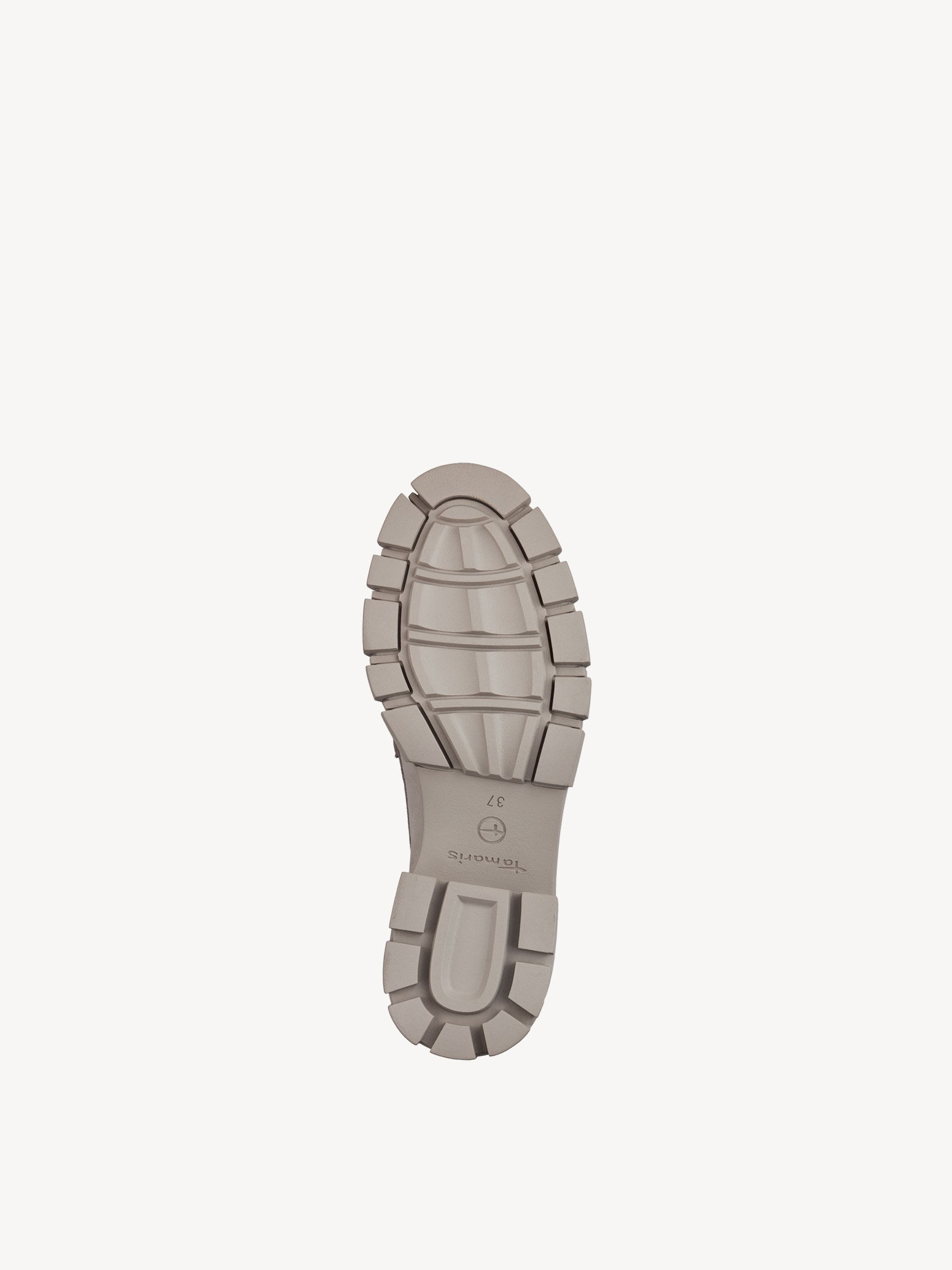 Slipper en cuir - gris