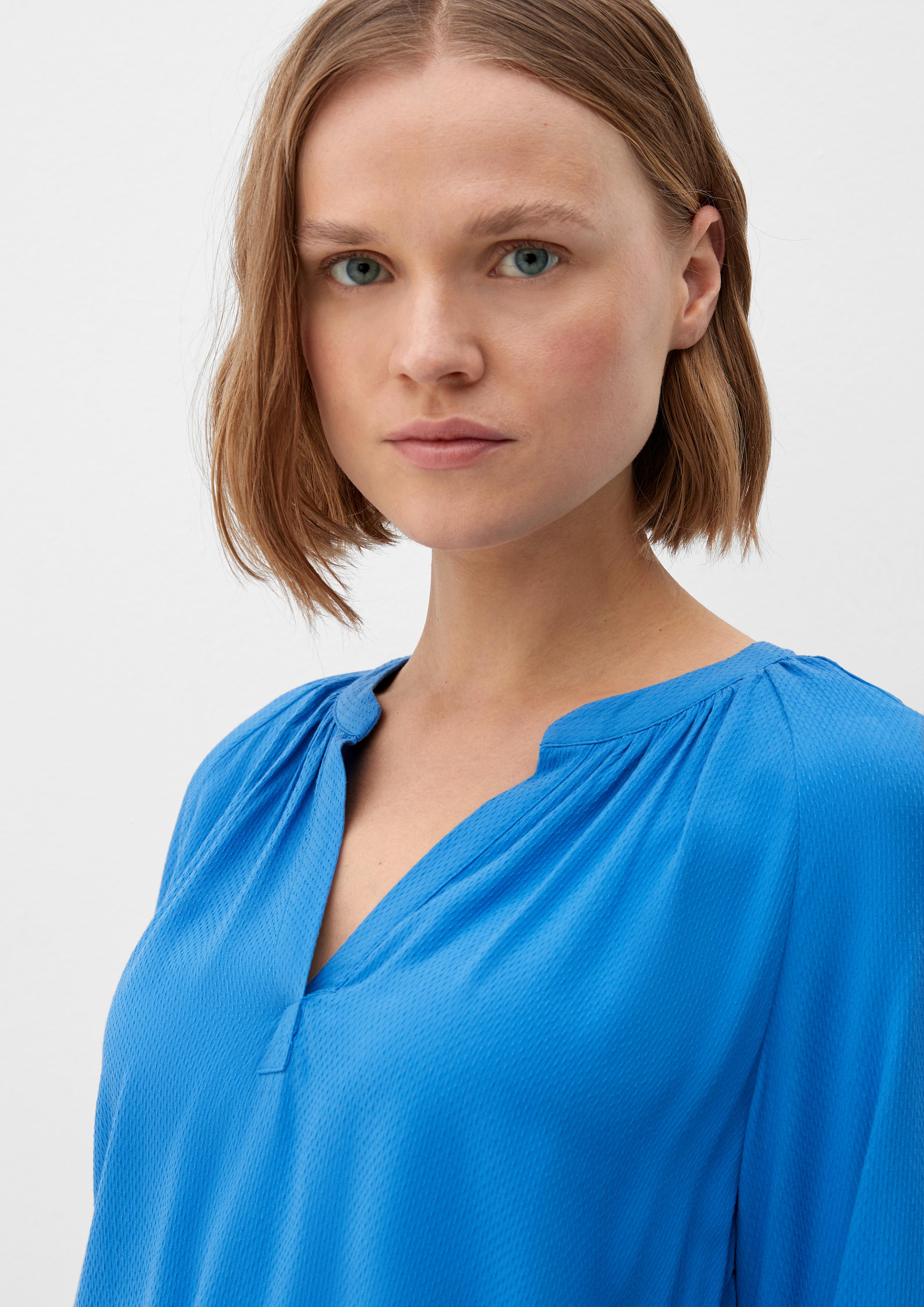Viskosebluse mit Tunika-Ausschnitt  2128374-5520