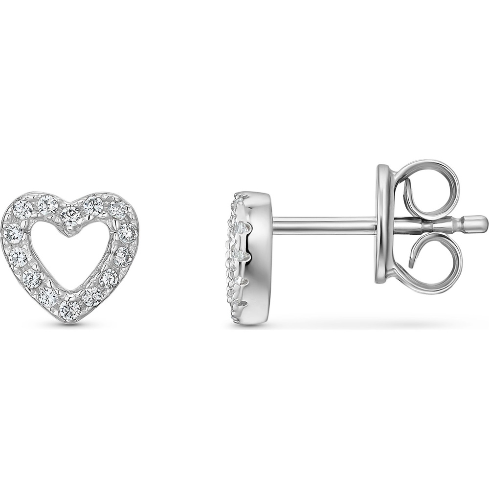 FAVS Boucles d'oreilles à fermoir à poussette 925 Argent Boucles d'oreilles