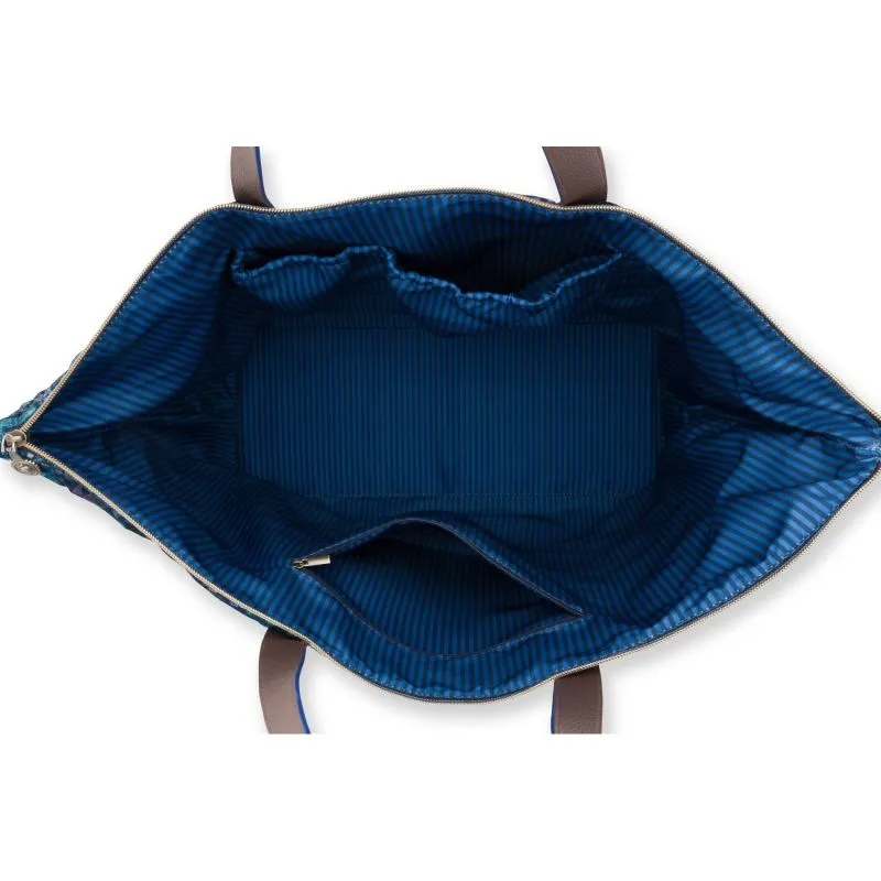 Pip Studio Tilda Tote Bag Querida Quilted Velvet - Dark Blue