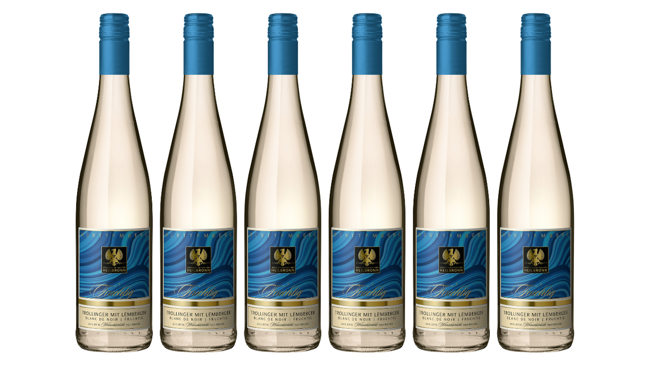 Württembergische WZG Heilbronner Trollinger Mit Lemberger Blanc De Noir 0,75L 6er Karton