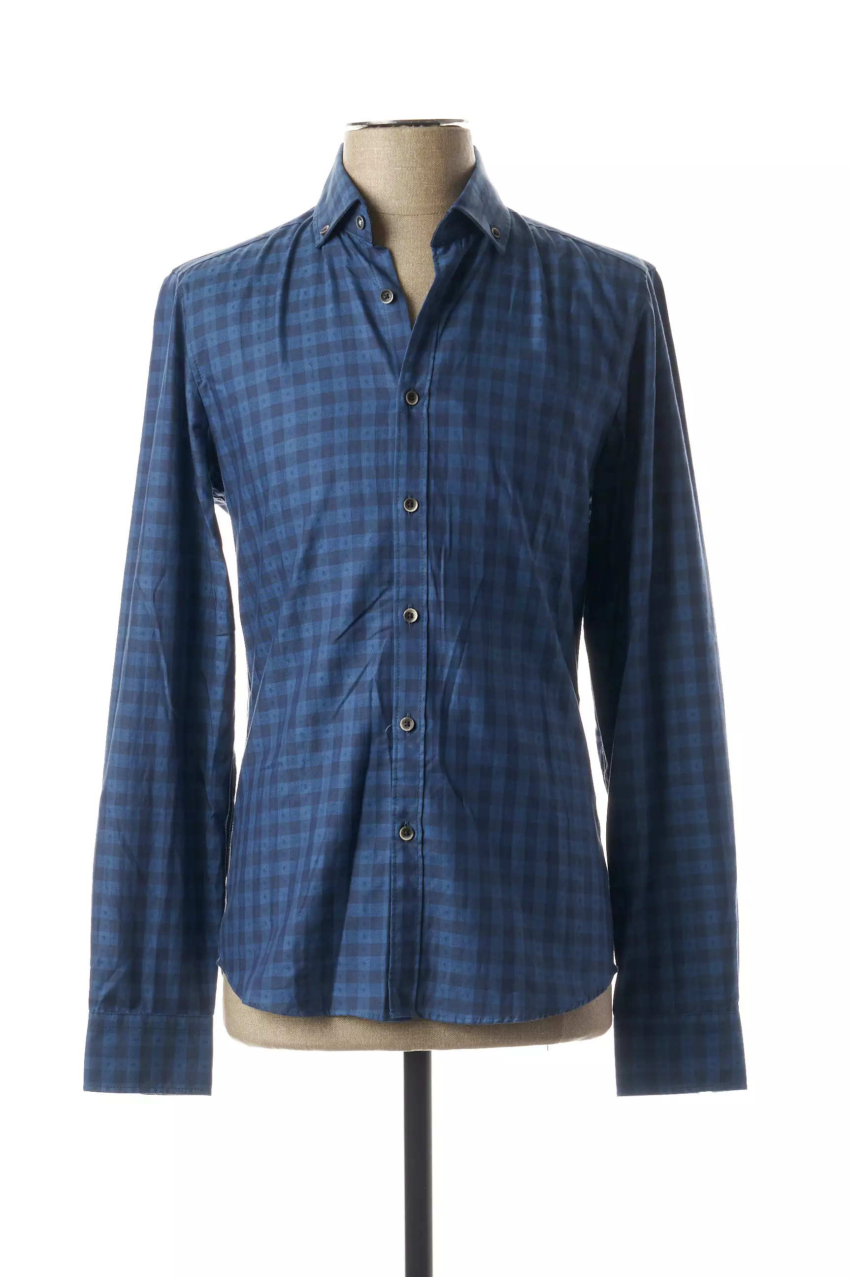 Olymp Manches Longues Homme couleur bleu