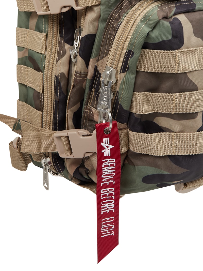Rucksack mit Logo-Details in khaki