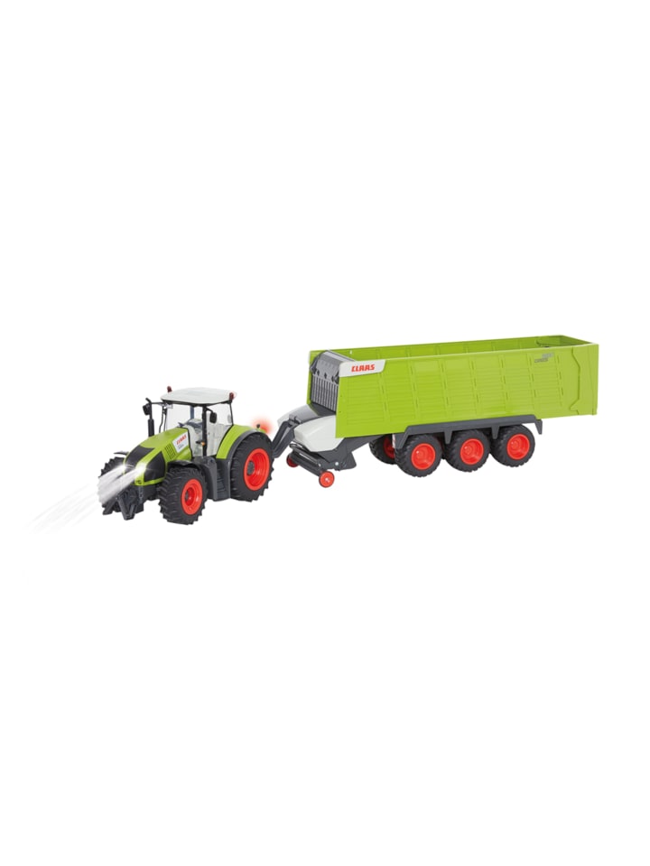 Happy People Ferngesteuerter Traktor Claas  Axion 870   Anhänger Cargos 9600 in grün günstig kaufen onesize