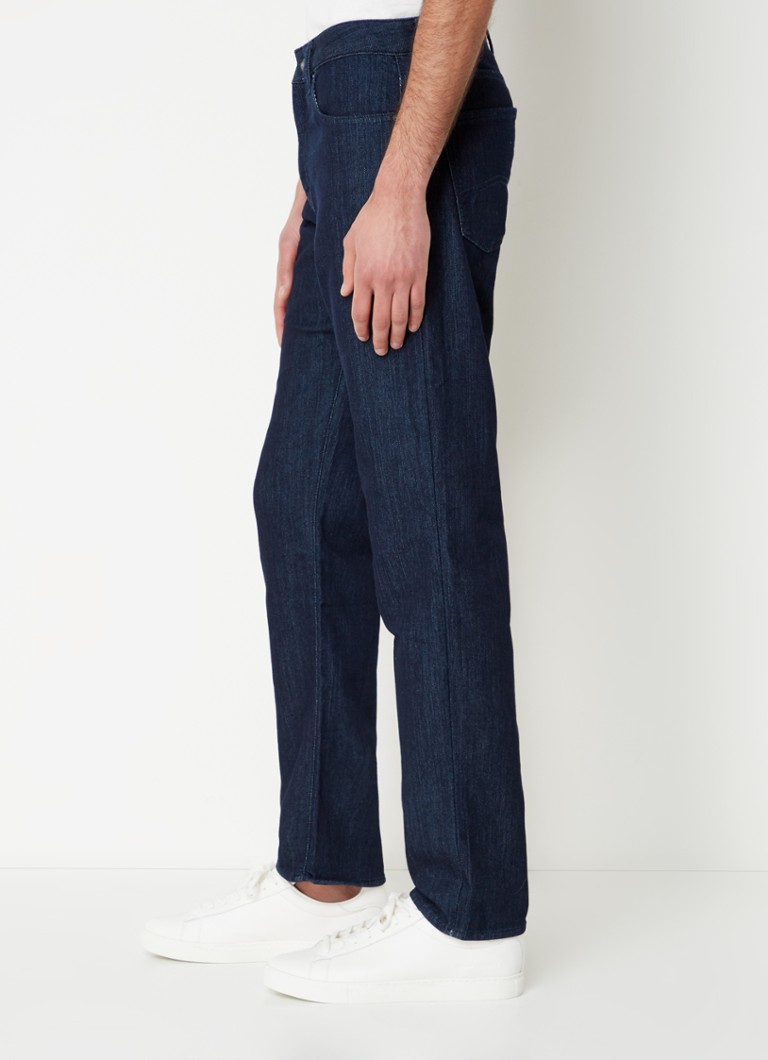 Armani Exchange rette jeans med mørk vask
