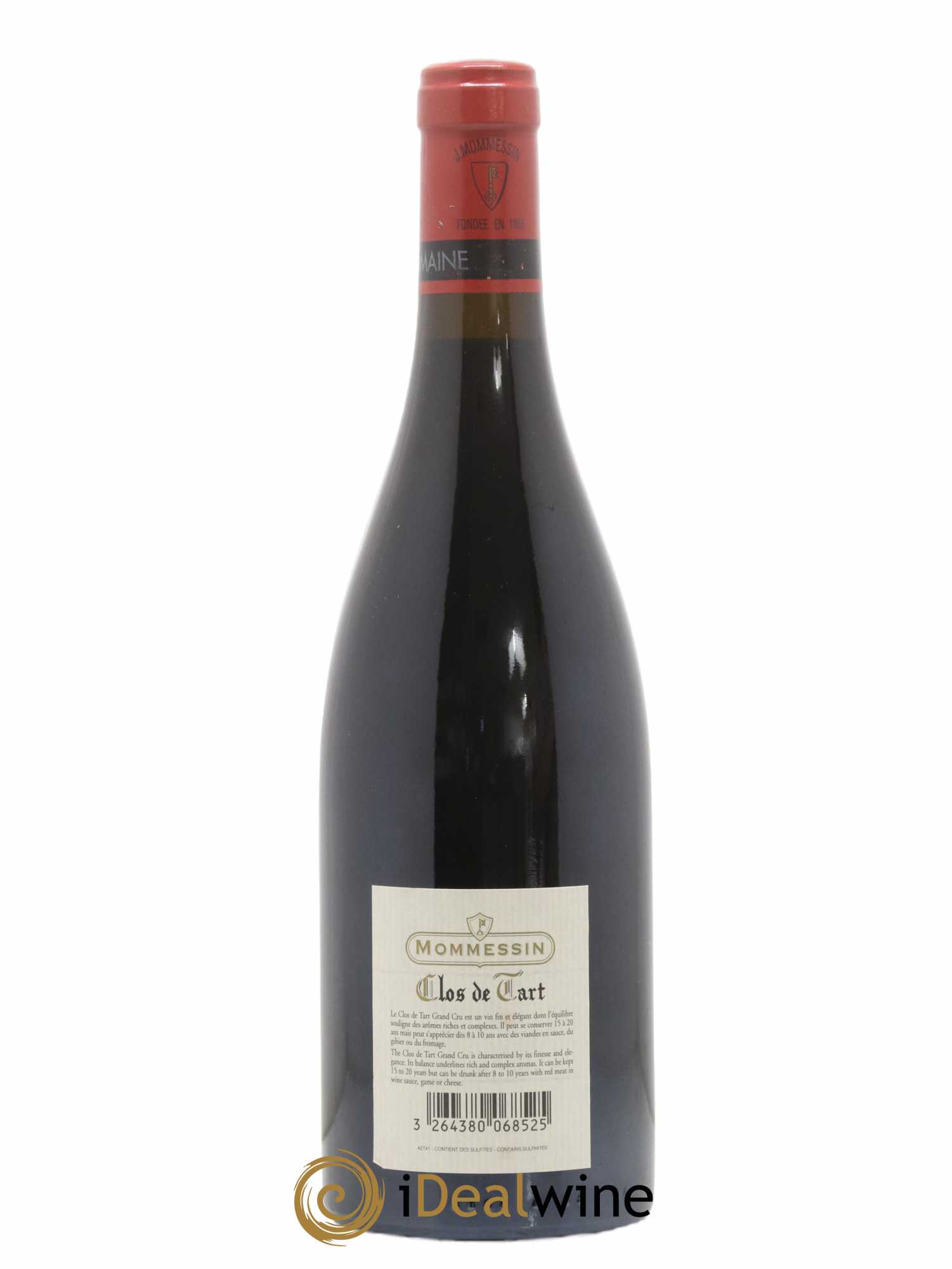 Clos de Tart Grand Cru Mommessin  2005 - Lot de 1 Bouteille