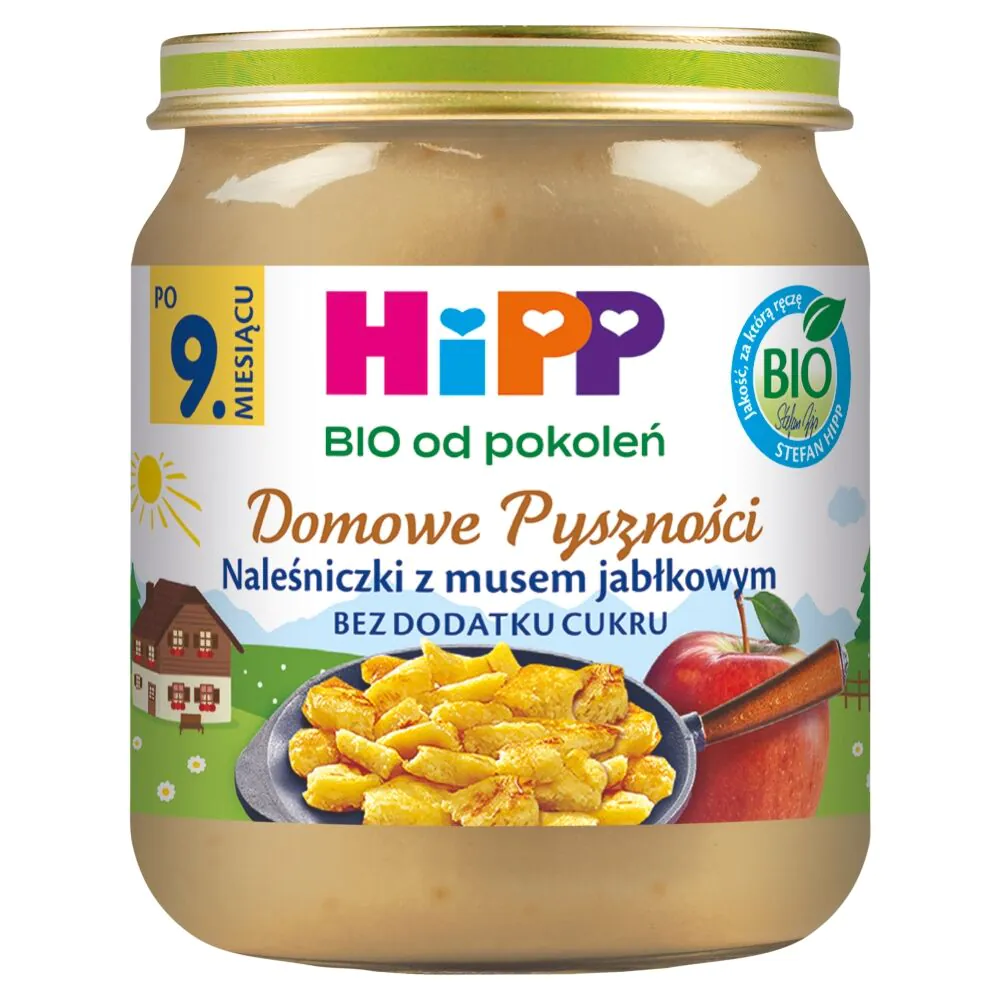 Hipp BIO τηγανίτες με σάλτσα μήλου