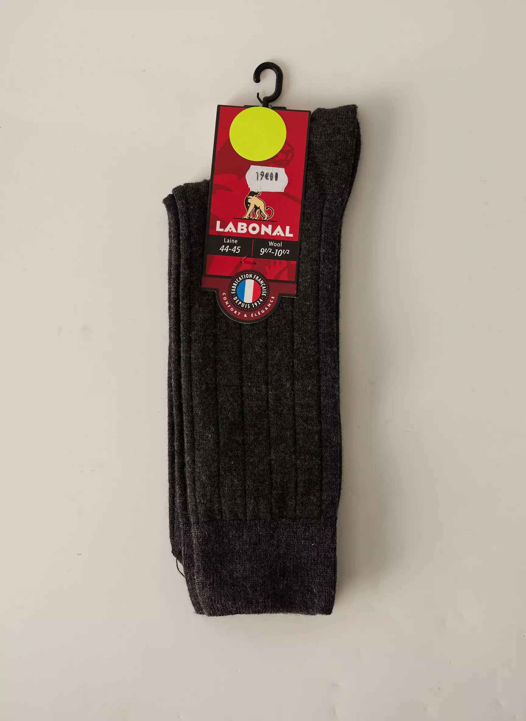 Labonal Chaussette Homme couleur gris