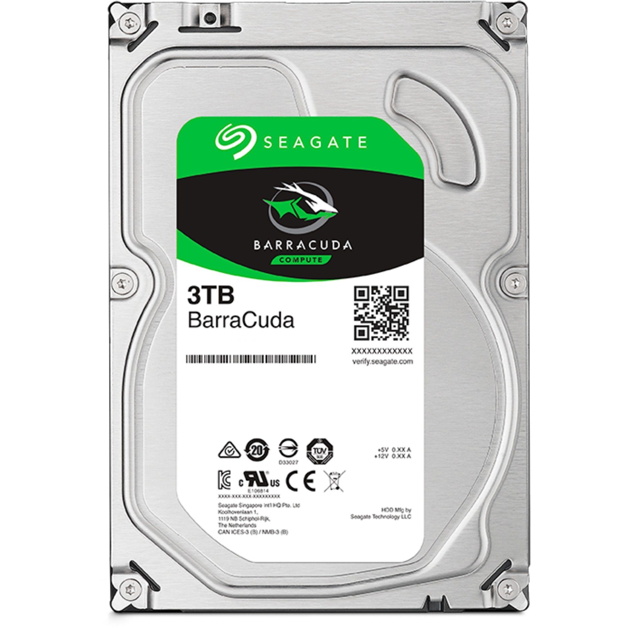 Seagate Seagate Barracuda 3TB ST3000DM007, Festplatte, HDD-Festplatte (3.000 GB) 3,5