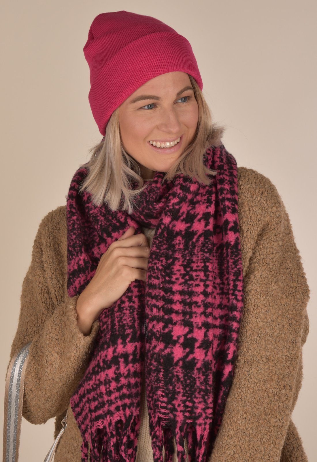 styleBREAKER Strickmütze (1-St) Winter Strickmütze mit Krempe