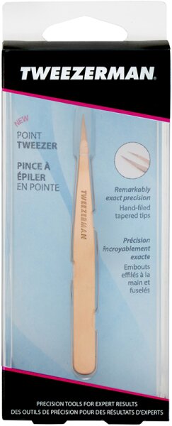 Tweezerman Point Tweezer - Spitze Pinzette, Rose Gold Pinzette