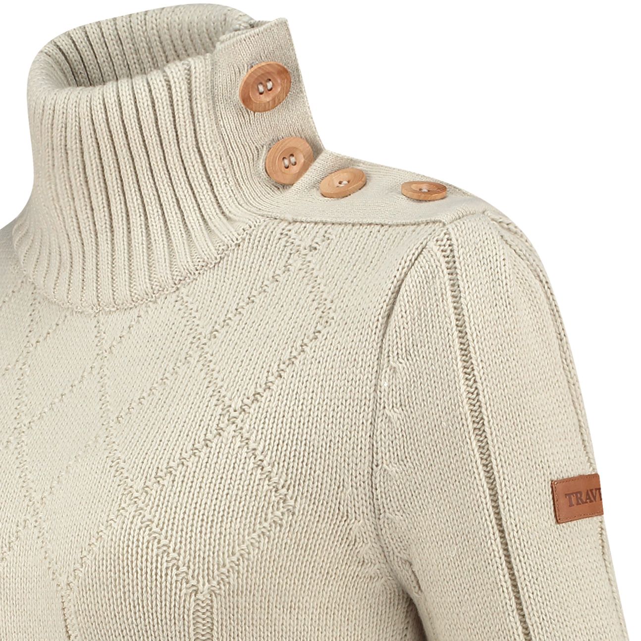 Travelin' Mora Ecru Damen Pullover