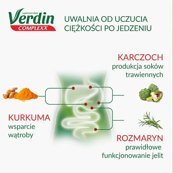 Verdin Complexx, dodatak prehrani za podršku probavi, tablete