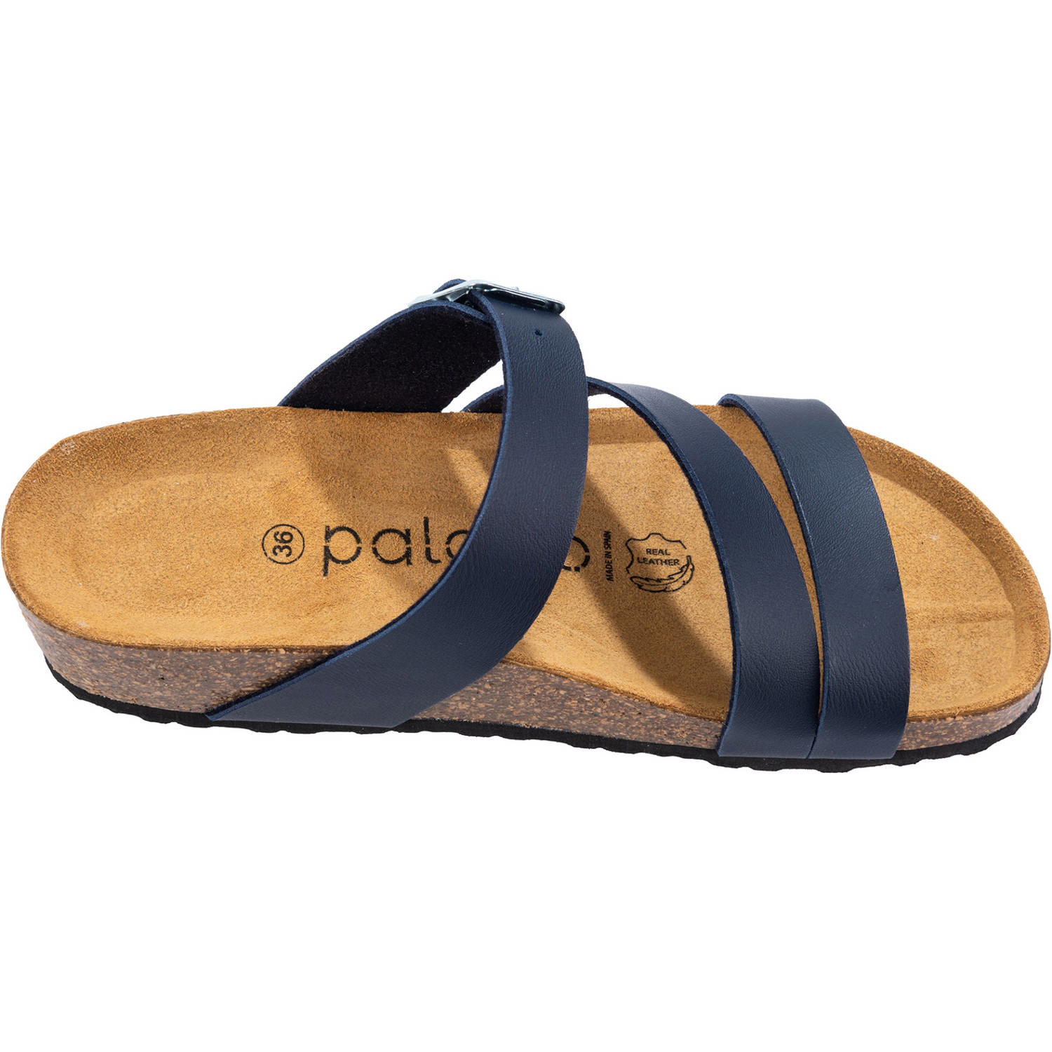Palado Chios, Pantoletten, Damen, Basic Blau Matt