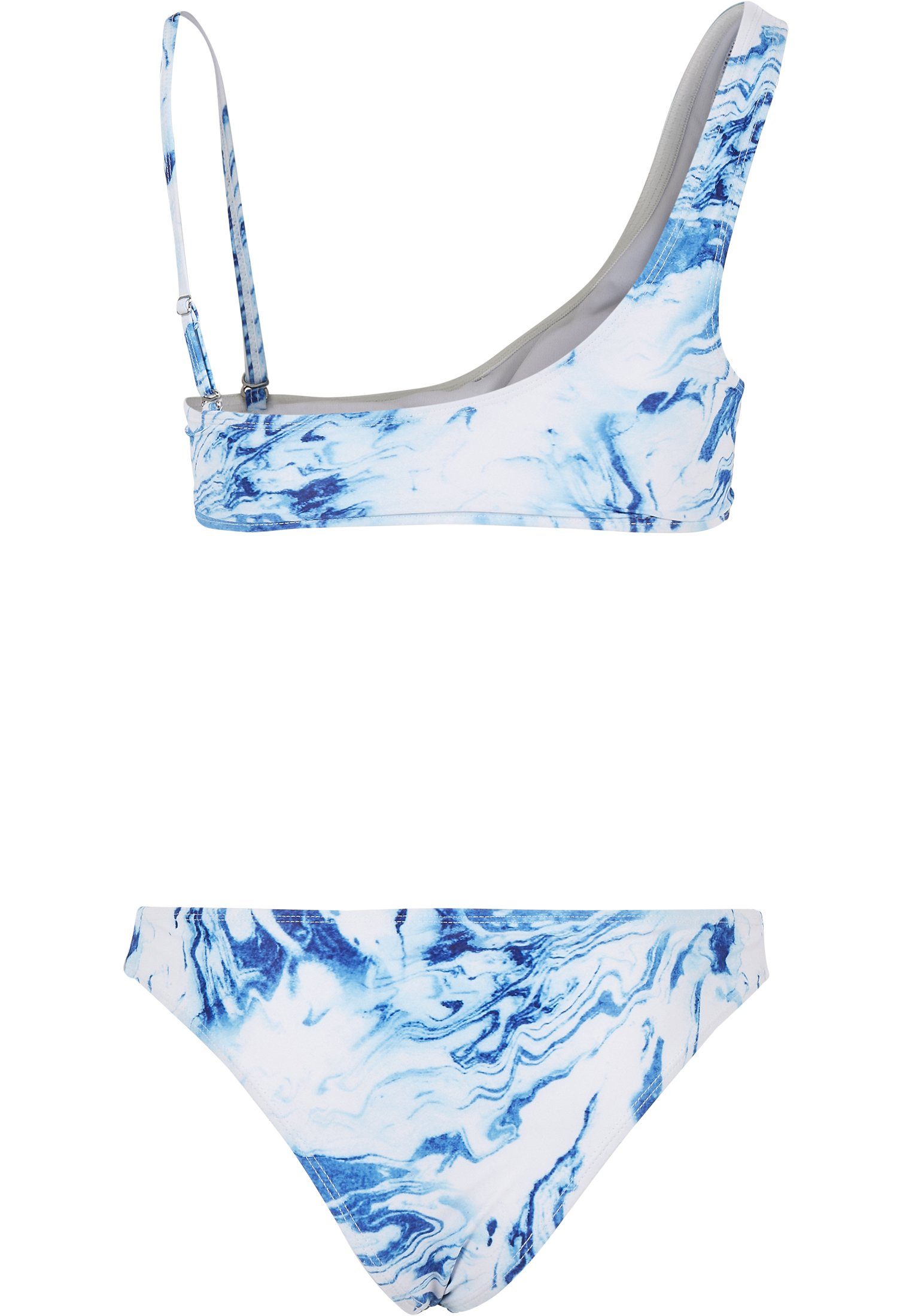 URBAN CLASSICS Bügel-Tankini Damen Ladies Asymmetric Tank Top Bikini