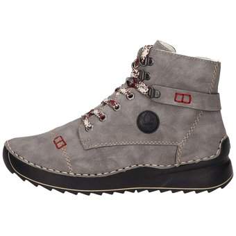 Rieker Schnürstiefelette in grau