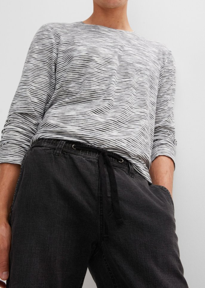 Regular Fit Schlupfjeans mit Komfortschnitt, Straight