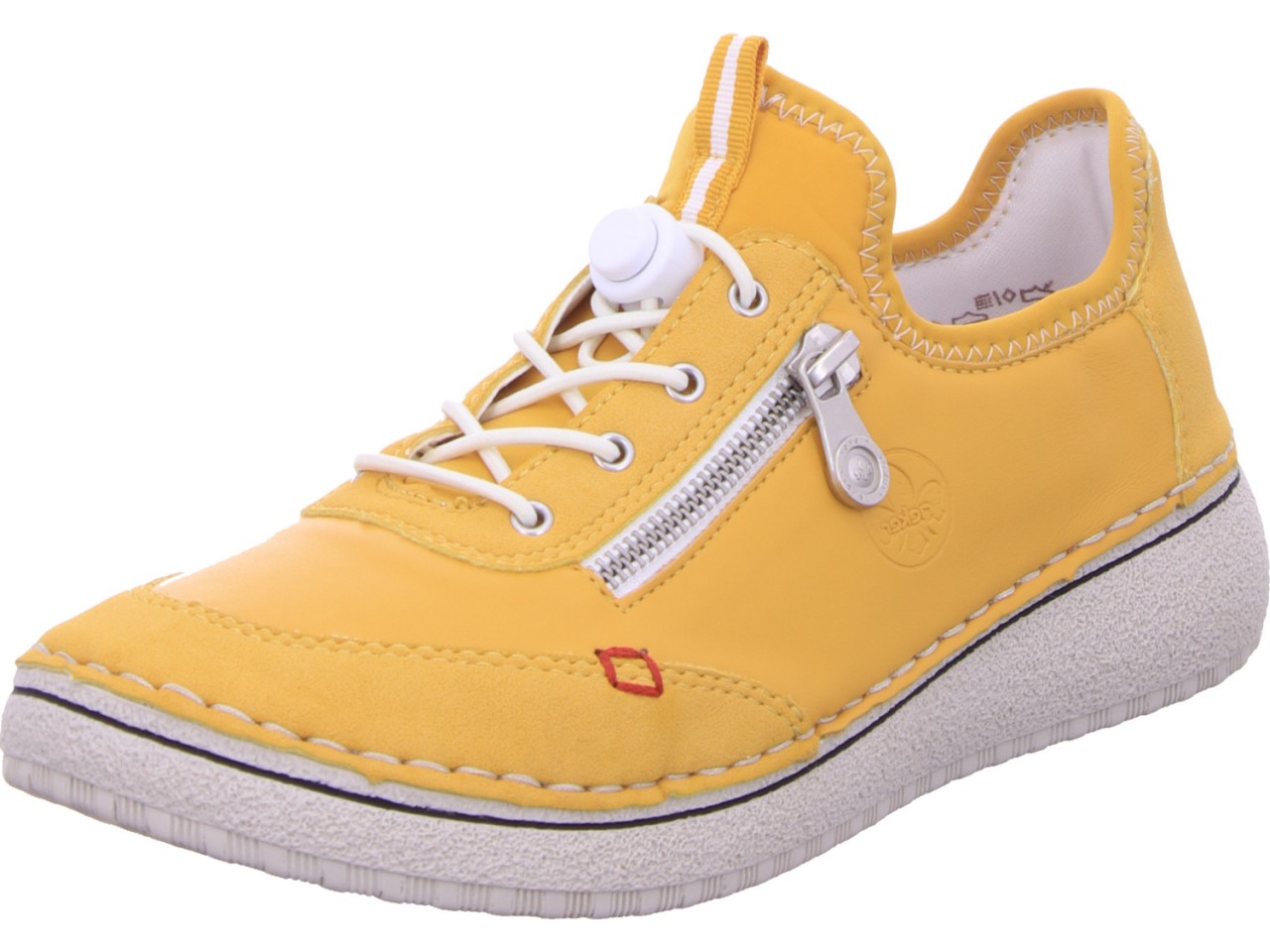 RIEKER Sportliche Slipper gelb