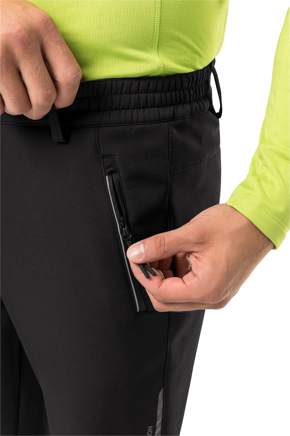 Nordcap Softshellhose mit elastischem Bund und wärmendem Fleece-Innenfutter
